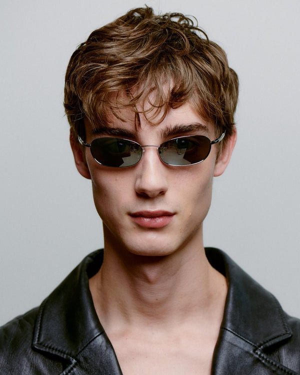 Jack / Gun Metal & Silver Mirrored Lens - Shade Files